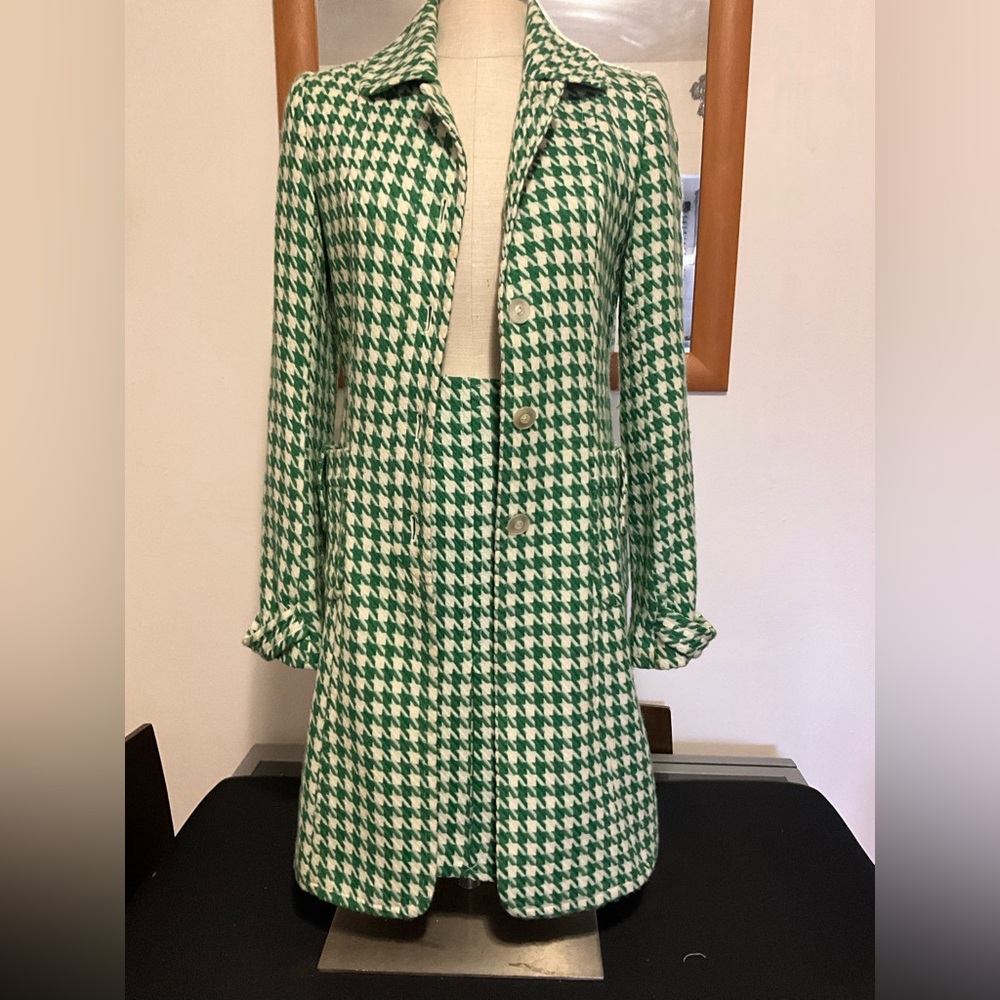 Green Houndstooth Women's 2 pc. set